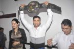 Sangram singh Internatiional Wrestler unveils WWP Common Wealth Wrestling Championship belt in Mumbai on 22nd July 2015
